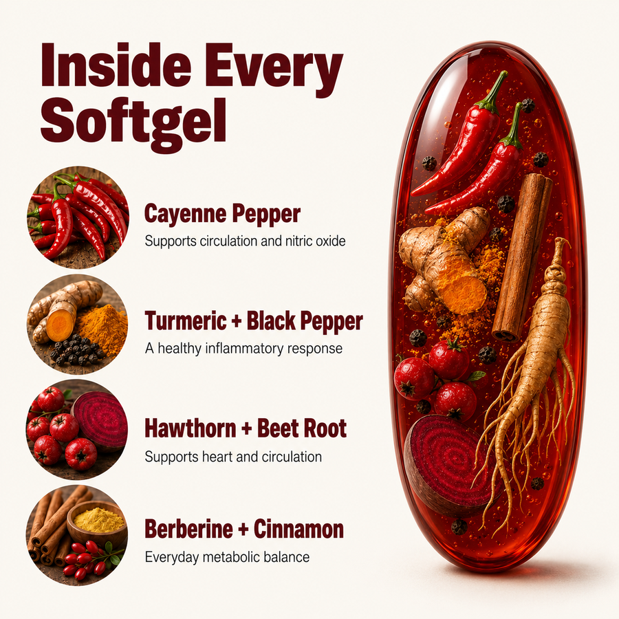 Noble Herbs Cayenne Pepper Softgels