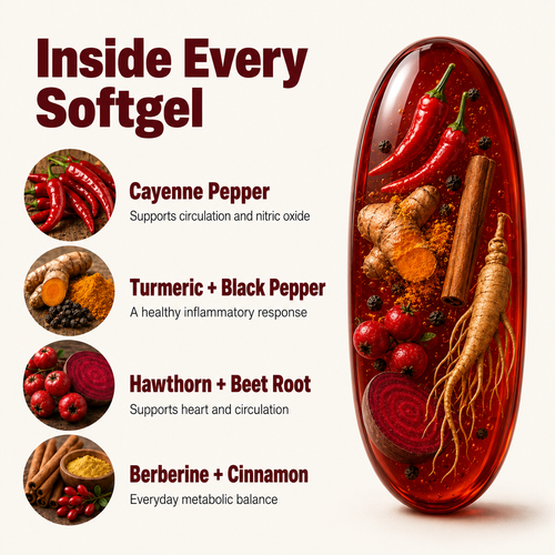 Noble Herbs Cayenne Pepper Softgels