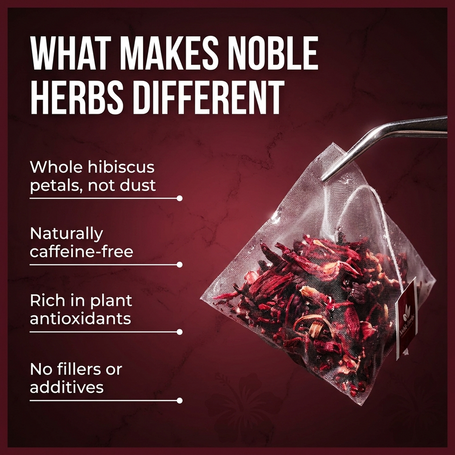 Noble Herbs Hibiscus Tea Bags