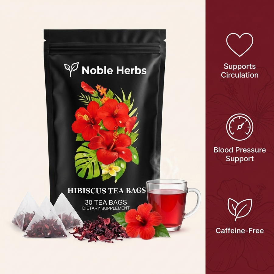 Noble Herbs Hibiscus Tea Bags