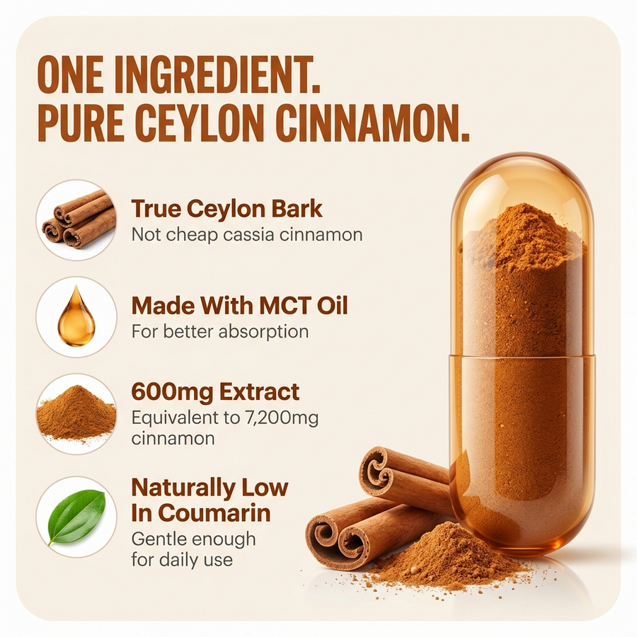 Noble Herbs Ceylon Cinnamon Softgels